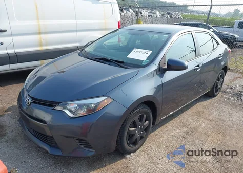 2015 Toyota Corolla Le z USA, uszkodzony, nr VIN 2T1BURHE9FC443229
